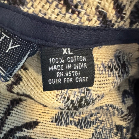 New Identity Womens Size Aztec Tapestry Cropped Blazer - Picture 6 of 8